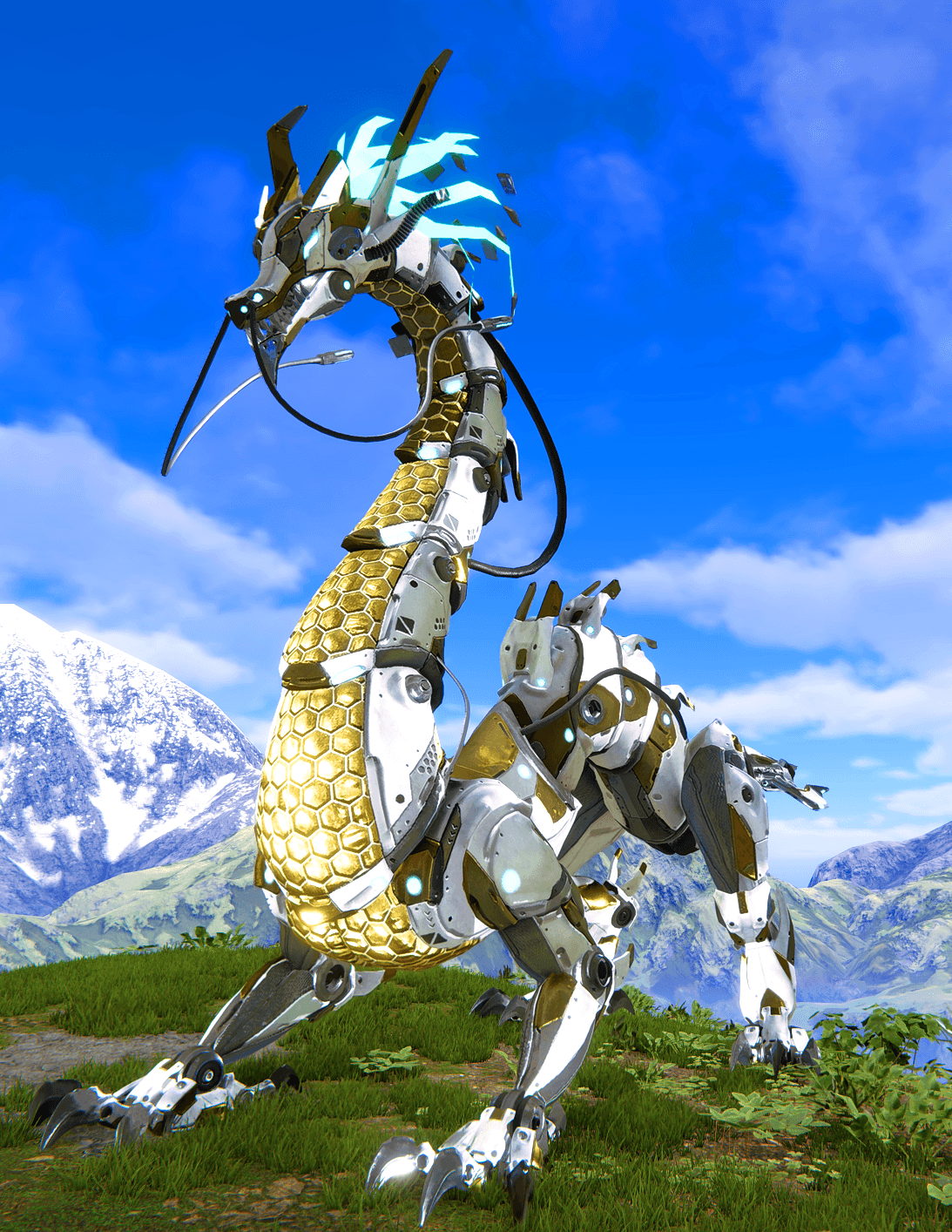 机械神龙机械形态-龙岛异兽起源终极机械进化形态